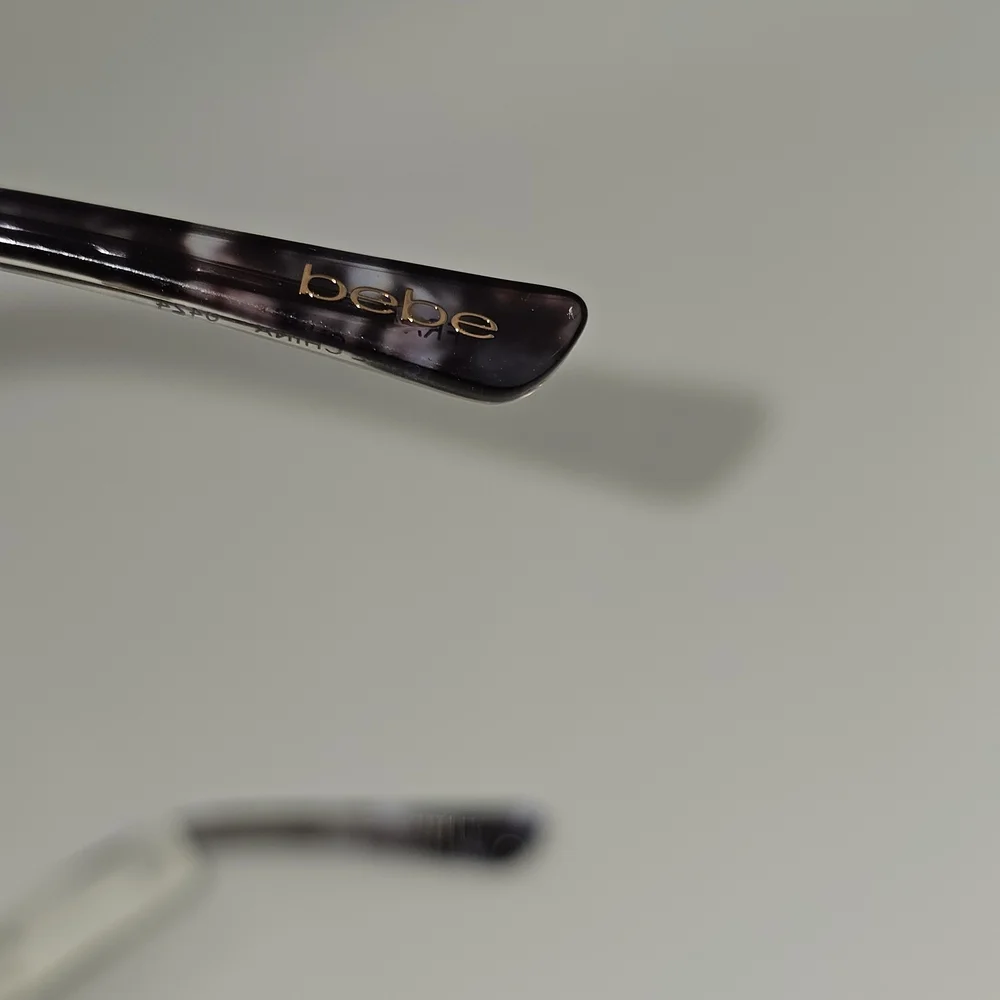 Bebe Eyeglasses‎ Frames BB4181 52-16-135 Jet Black / Gold / Jeweled